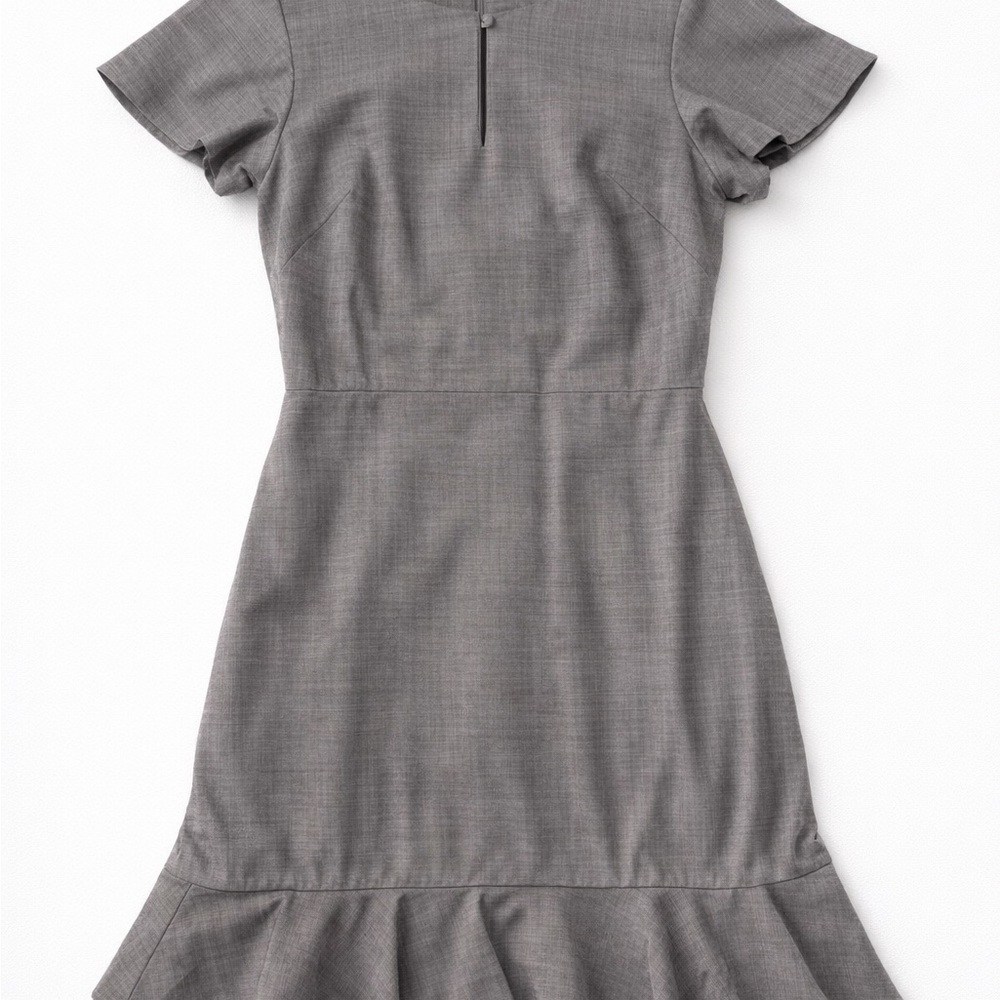 Banana Republic Gray Midi Dress